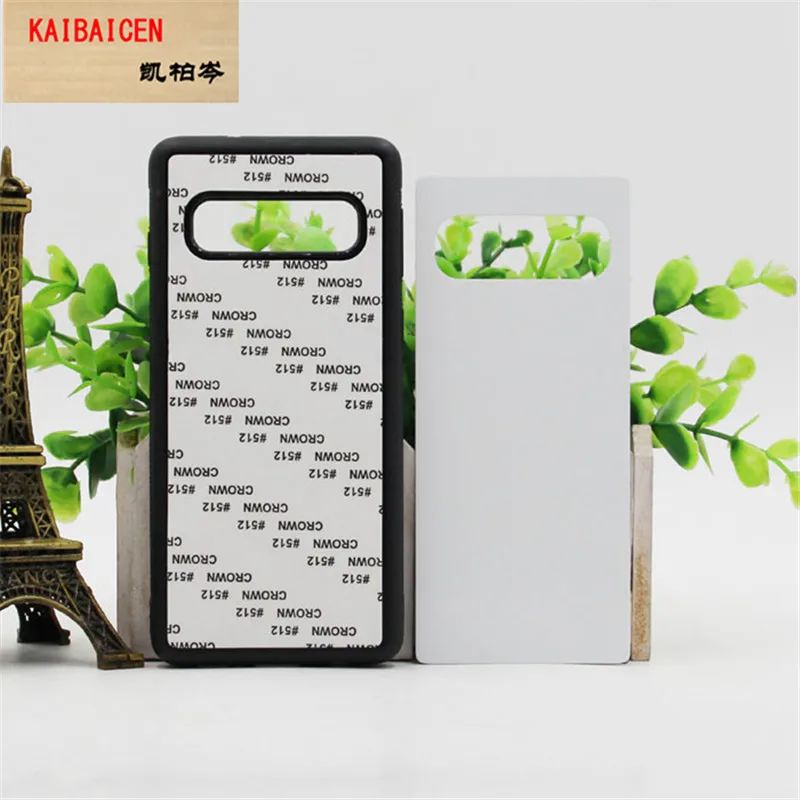 

100pcs/Lot For Samsung s23/S22/S21 FE/ S20 Ultra/S10 Lite/S9 plus/s8 Blank 2D Sublimation TPU+PC rubber Case with Aluminum