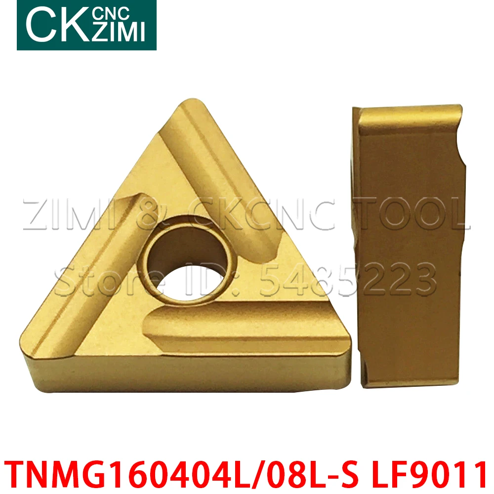 10 قطعة TNMG160404L-S LF9011 TNMG160408L-S LF9011 أدوات كربيد تحول إدراج CNC مخرطة الخشب تحول أدوات شفرة TNMG للصلب
