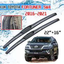 For Toyota Fortuner SW4 2016 2017 2018 2019 2020 AN150 AN160 Accessories Front Windscreen Wiper Blade Brushes Wipers for Car