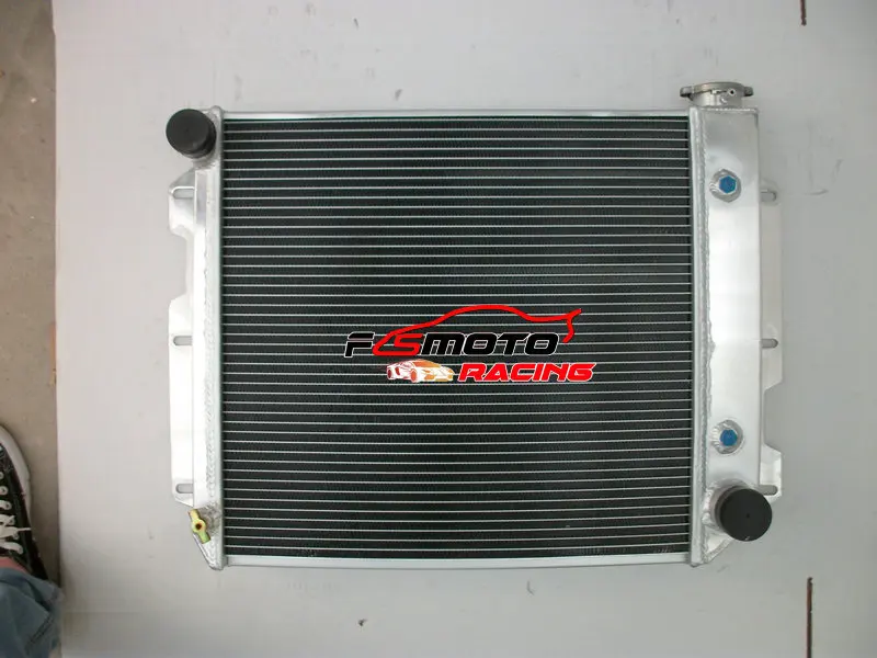 All Aluminum Radiator Racing For Jeep Wrangler TJ YJ  1997-2002  / 1987-1995 V8 Conversion 1988 1989 1990 1991 1992 1993 1994