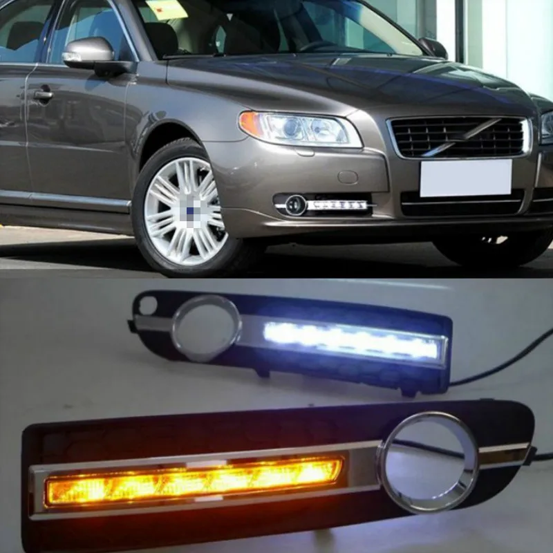 

2pcs White LED DRL Daytime Running Lights Running Lamp For Volvo S80 S80L 2007-2013