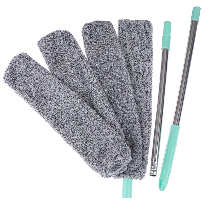 Long handle Bedside Dust Brush Mop Flexible Microfibre Dust Brush for Sofa Gap Extensible Dust Cleaner Household Cleaning Tools