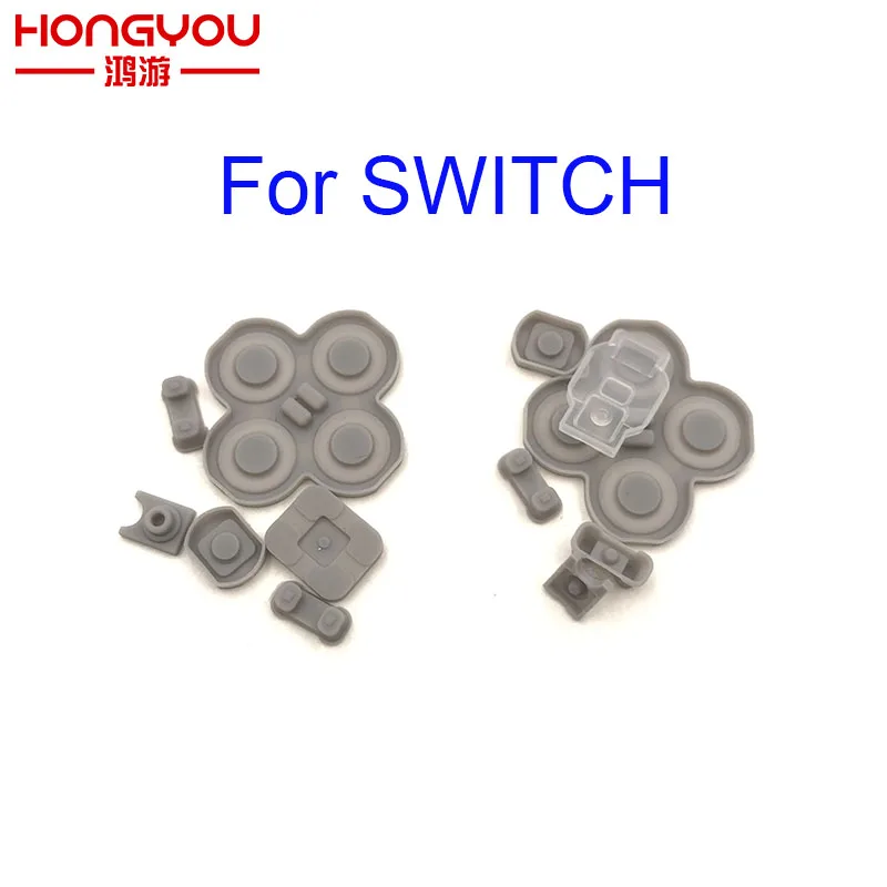 الأصلي ل نينتندو سويتش NS الفرح كون اليسار اليمين تحكم موصل المطاط زر سيليكون منصات عدة ل JoyCon استبدال