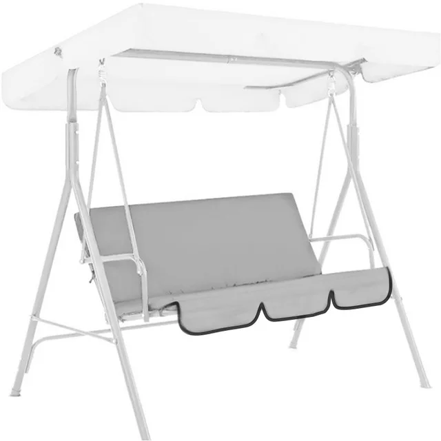 Funda para silla columpio, funda protectora impermeable a prueba de polvo para silla columpio de jardín al aire libre, gris