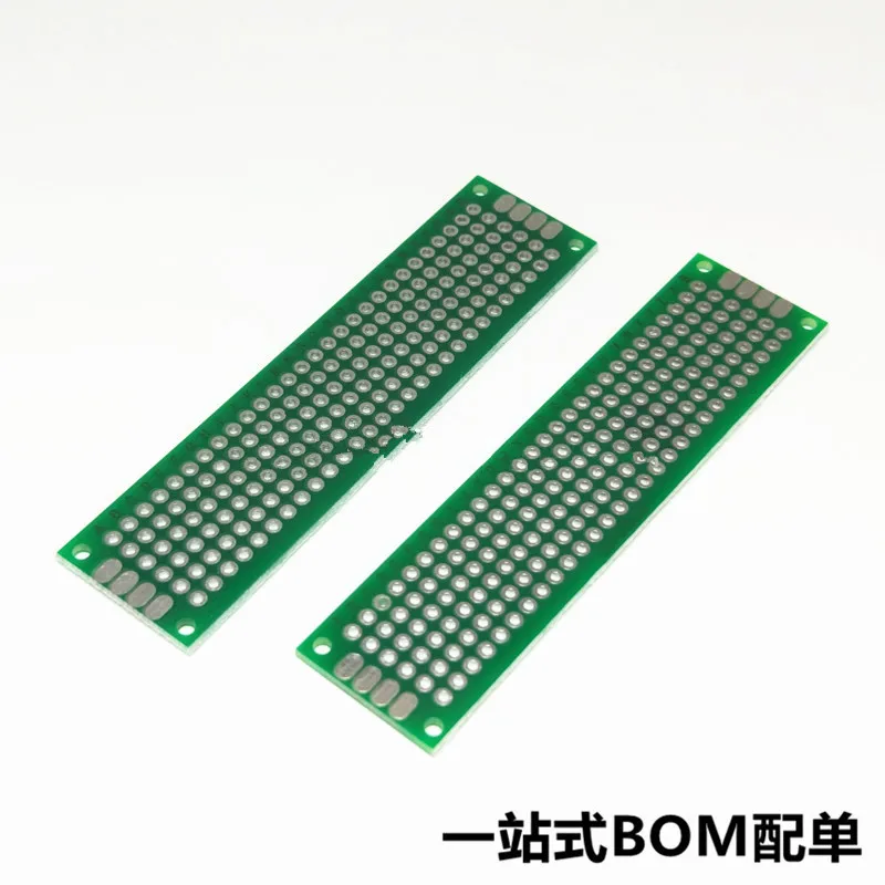 

Double-sided PCB board High-quality fiberglass board 2*8cm thickness 1.6 Experimental hole board