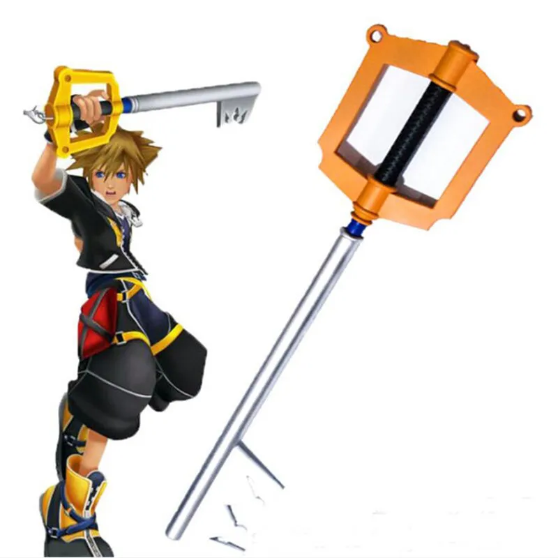 Kingdom Hearts Cosplay Sword Solamic Key Weapons PU Foam Arms Spread Toys Kingdom Heart 88cm