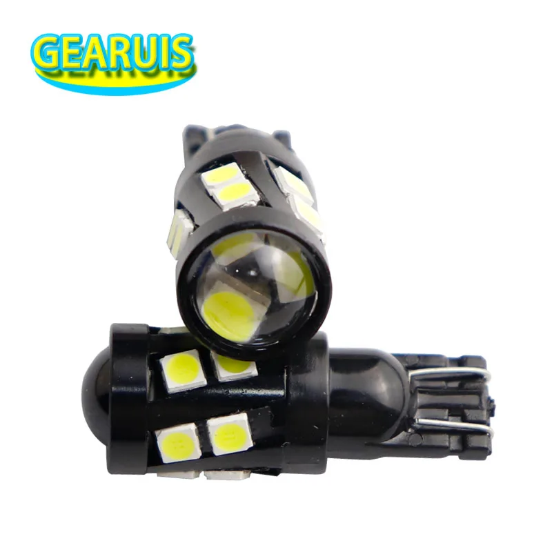 2pcs AC 9V to 32V W5W T10 15 SMD 3030 LED 0.2A 2.4W 194 168 Auto Car Side Parking light Interior lightsMarker Dome Lamps