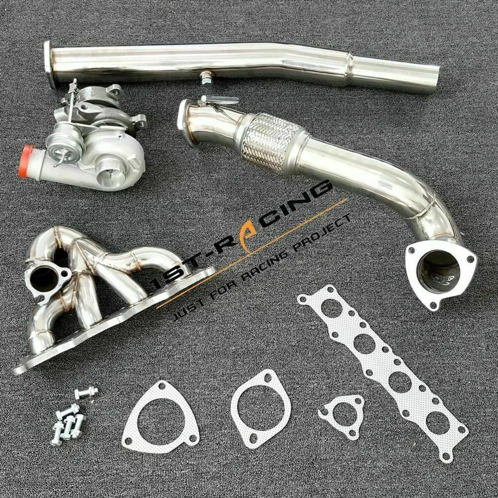 Billet F23 Turbo & De Cat Stainless Steel Downpipe & Manifold FOR Audi S3 1.8T TT QUATTRO Seat Leon 225HP BAM