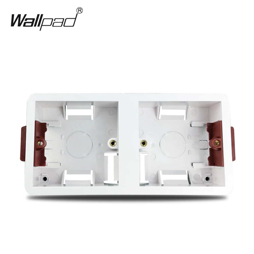 

Dry Lining Mounting Box For Gypsum Board Plasterboard For 172x86mm Wall Switch Socket Panel 35mm Depth