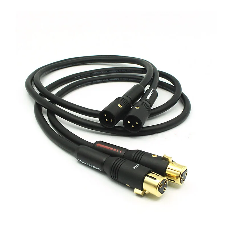 

Colleimage Hifi XLR-кабель Чистый аудиокабель OCC с разъемом XLR из углеродного волокна высшего класса