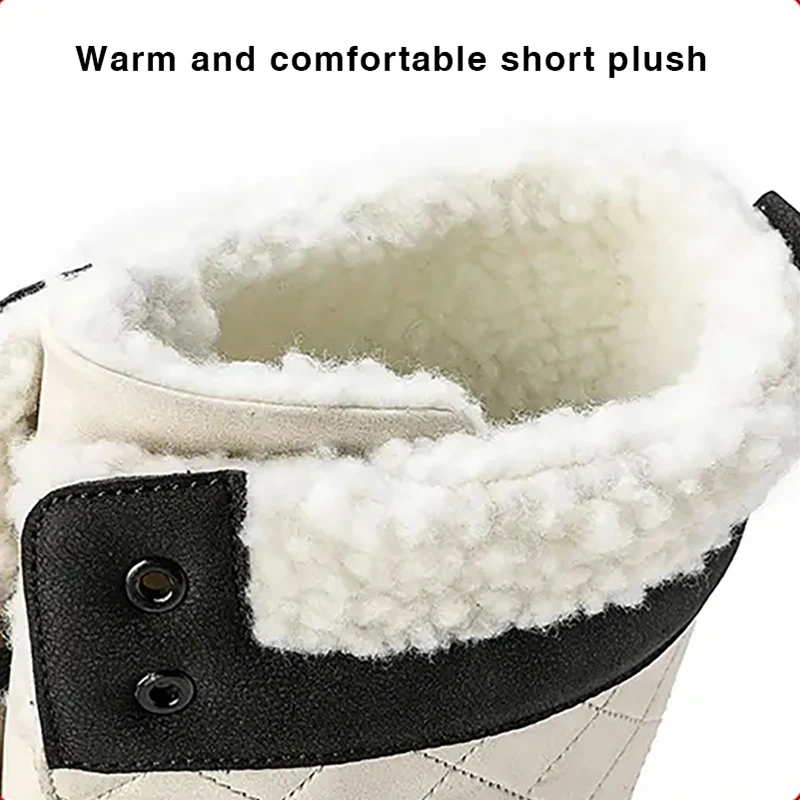 New Women Boots High Quality Waterproof Snow Boots Plush Warm Cotton Shoes Ankle Mid-Calf Boots Women Winter Shoes Botas Mujer