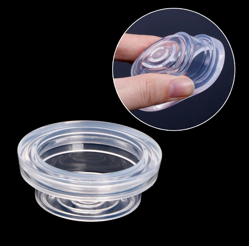 D7YD Wearable Breast Accessory Silicone Diaphragm Suction Bowl Seal Cover for Electric Breastpump Replacement Parts