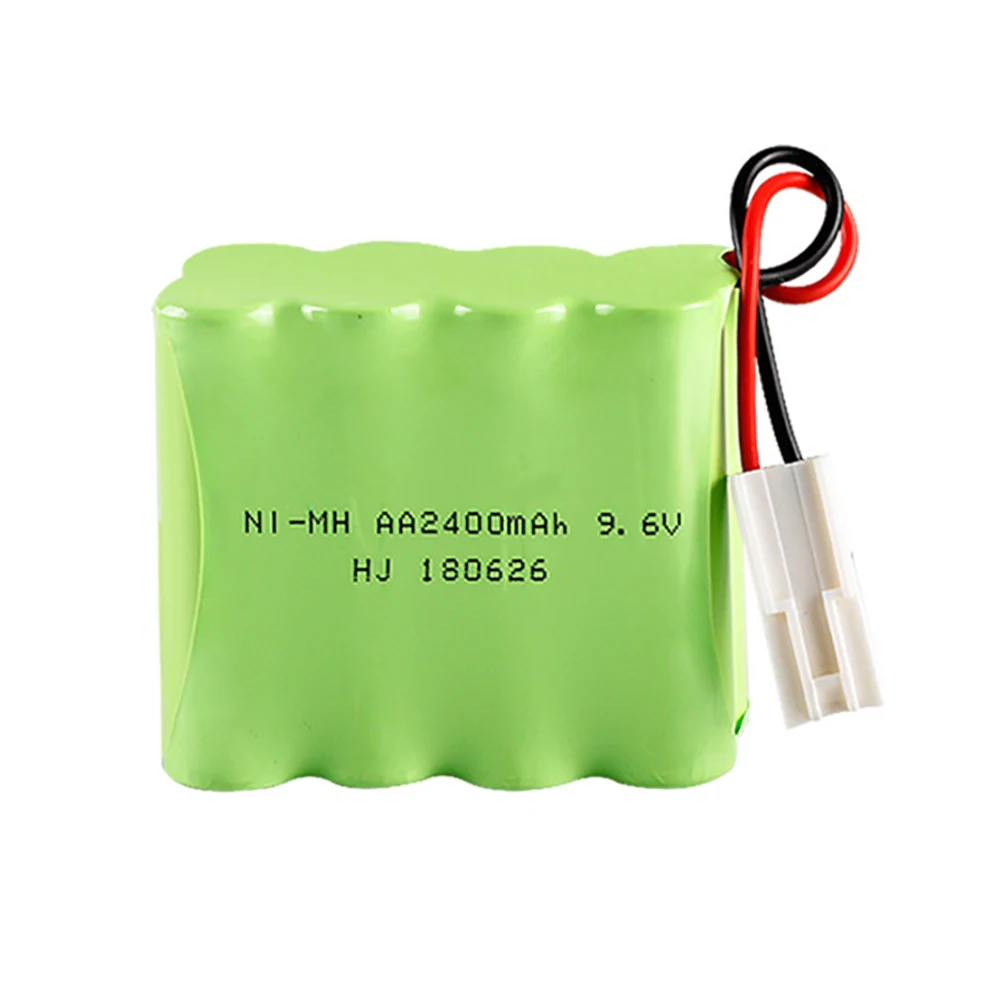 1-5 개/몫 9.6v 2400mah NiMH 배터리 Rc 장난감 자동차 탱크 기차 로봇 보트 총 Ni-MH AA 700mah 9.6v 충전식 배터리