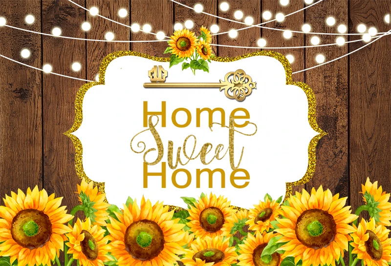 Housewarming Party fondo fotografia Sweet Home Wood Photography Backdrops photocall personalizado Background For Photo Studio