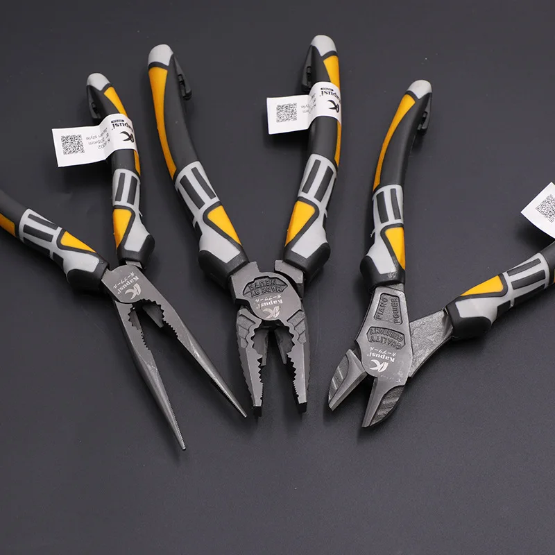 8 \'\' Multifunction Wire Pliers Electrician Chrome-Vanadium Steel Wire Cutter Pliers Crimping Stripping Tool