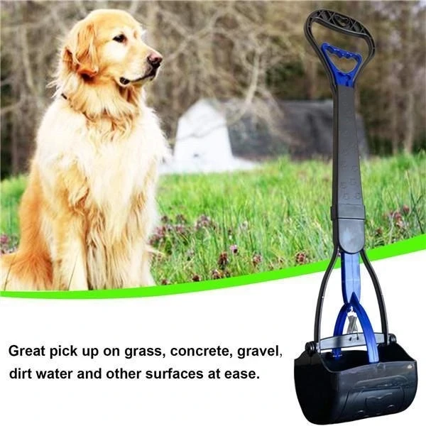 애완 동물 강아지 긴 핸들 Scooper 개 고양이 폐기물 피커 턱 똥 특종 깨끗한 쓰레기 청소 도구를 픽업 개 supplie에 대한 애완 동물 용품