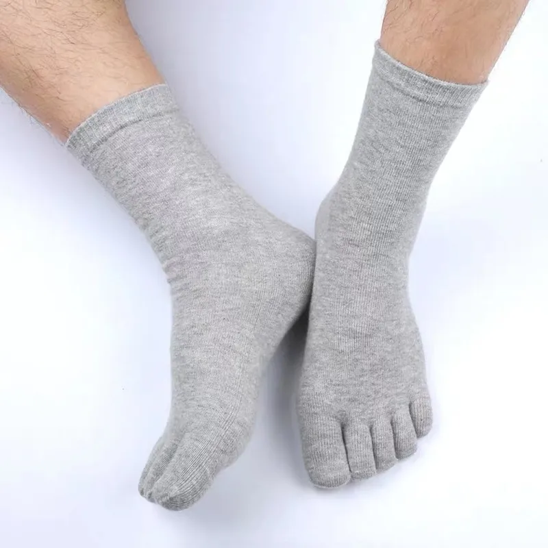 Unisex Toe Socks Five Finger Cotton Socks Men High Quality Casual Comfortable Warm Separate Toe Socks Sports Running Socks