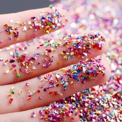 20g/Bag Epoxy Resin Colorful Metallic Sandstone Nail Art Gravel Filling Material UV Resin Epoxy Filler For DIY Jewelry Making