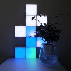 Smart Phone APP Controlled Square Lights Splicing Led Paanel Square Shape Modular Lamp For Home Decoration