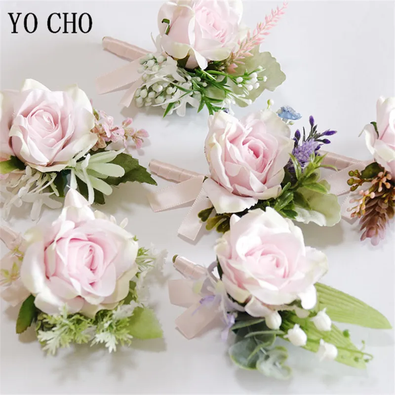 YO-男性用のパーソナライズされた結婚披露宴の花,コード,スーツの結婚式のアクセサリー,コードのセット