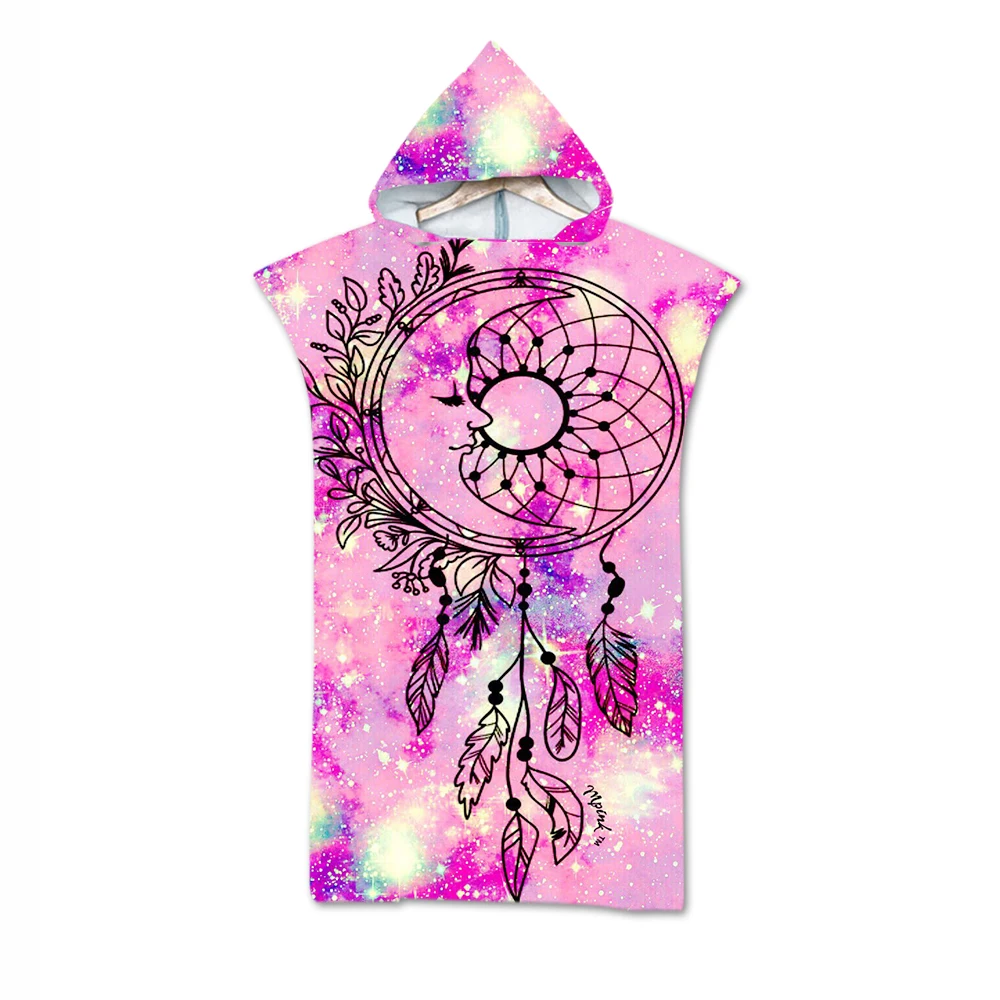 

New Fashion Double Sided Printed Dreamlike Pattern Beach Towel for Man Woman Adult Hooded Bath Towel Baby Adult Bath Soft Towel