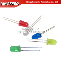 500Pcs 5MM LED Diode Kit Mixed Color Red Green Yellow Blue White  5value*100pcs