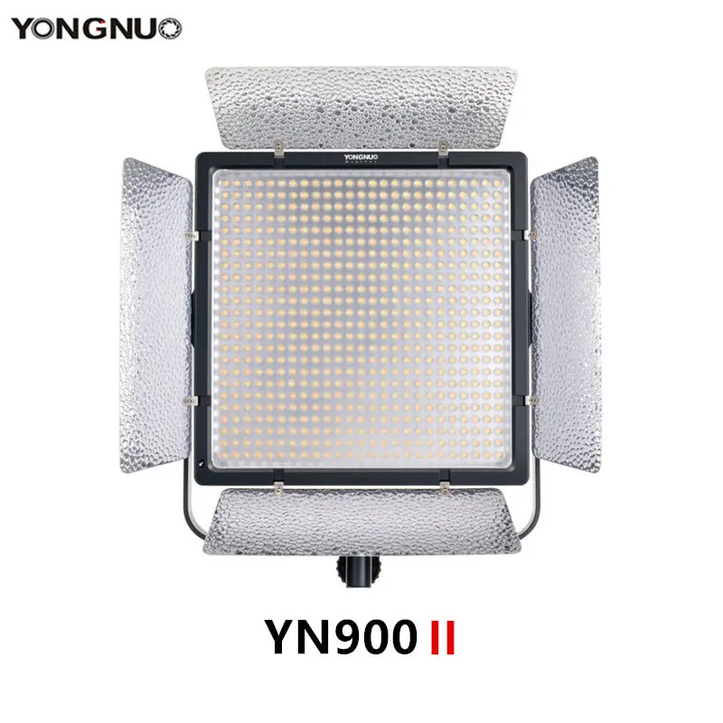 YONGNUO YN900II LED لوحة الفيديو الضوئي مع درجة حرارة اللون قابلة للتعديل 3200-5600K/ 5600K مصباح التصوير لمدونة ماكياج TikTok
