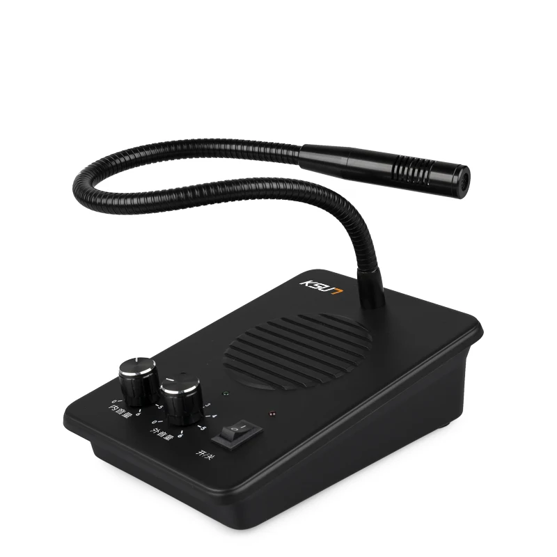 Intercom Bank KSUN X-Q58 Window Intercom System Dual Way Interphone Window Speaker Two-way Intercom for Pharmacy Bank