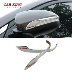 ABS Chrome For Hyundai Tucson 2015 2016 2017 2018 Car Rearview mirror decoration strip Cover Trim Car styling Accessories 2pcs