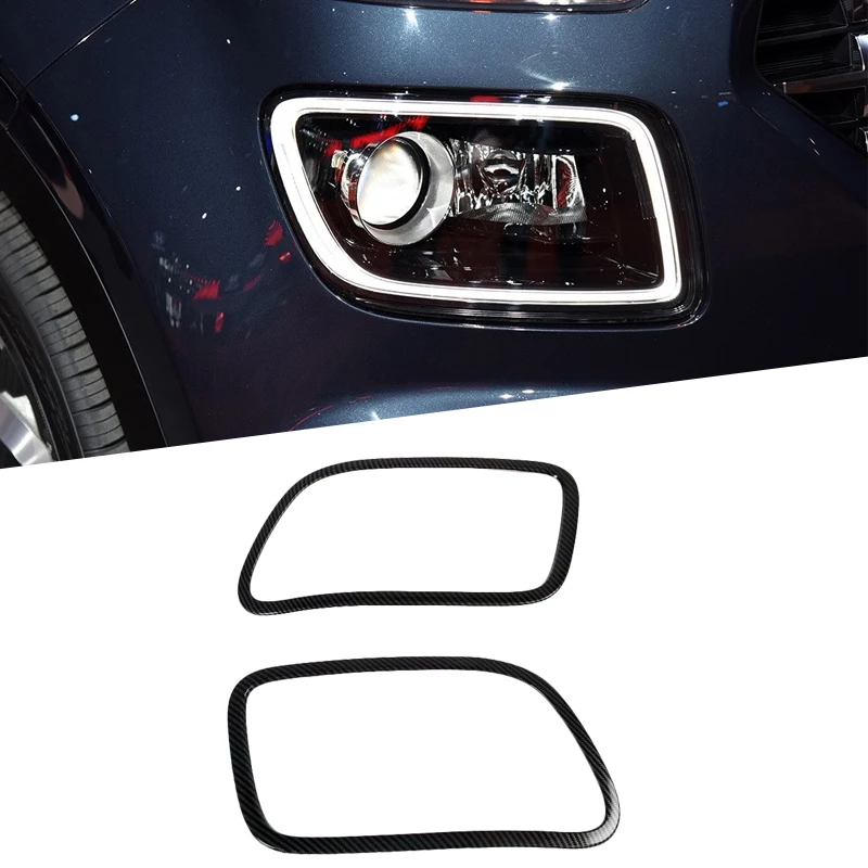 For Hyundai Venue 2019 2020 Chrome Auto Front Head Light Lamp Cover Trim Headlight Eyebrow Strips Car-styling Accessories