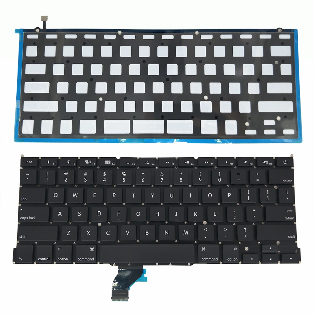 A1502 US English Arabic backlight keyboard for MacBook Pro A1502 ME864 ME865 ME866 USA backlit laptop keyboards original New