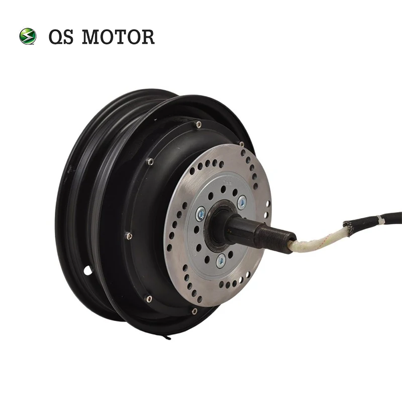 QS 10inch 800W 205 30H V2 48V BLDC Electric Scooter Single Shaft Hub Motor