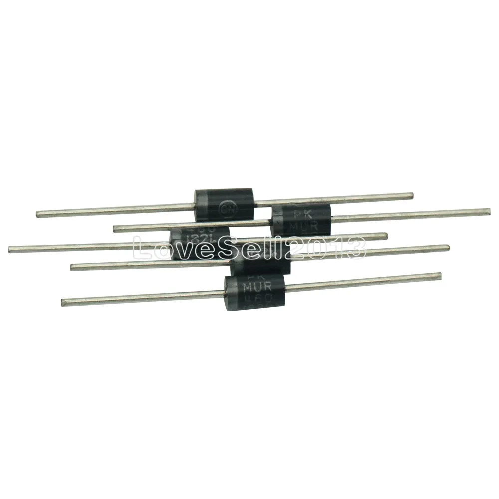 10Pcs MUR460RLG MUR460 FAZER-201 4A 600V ULTRA RÁPIDO RETIFICADORES MUR460