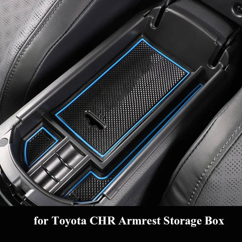 

Car Armrest Box Storage Center Console Organizer Holder Box for Toyota C-HR CHR 2016 - 2020 2021 Accessories