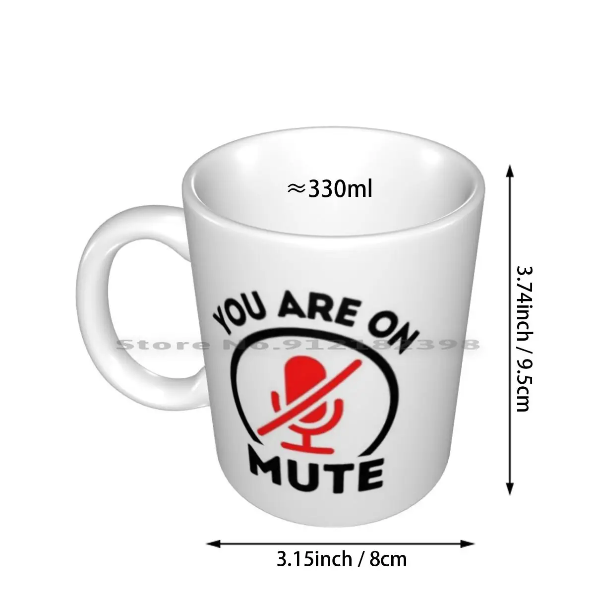 You Are On Mute Funny Ceramic Mugs Coffee Cups Milk Tea Mug You Are On Mute Meme Quote 2020 Zoom Funny Humor Quotes Silence