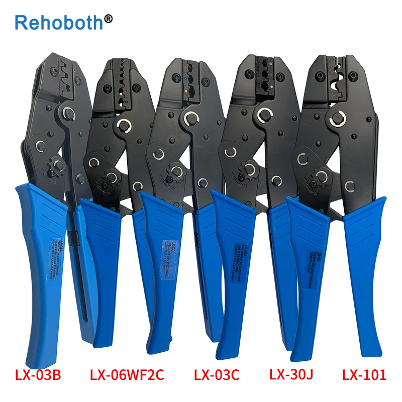 LX Series Crimping Pliers Electrical Termination hand tools Set for Cold Pressed Pre-insulated Terminal Bare Terminals