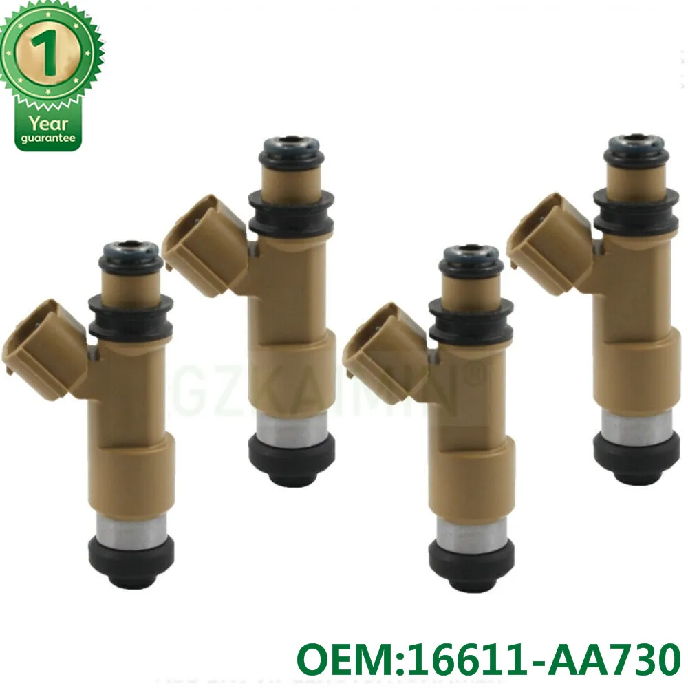 

SET 4 Fuel Injector injection nozzle 16611-AA680 16611-AA730 16611AA680 16611AA68B For Subaru Forester Impreza Outback 2.5 05-10