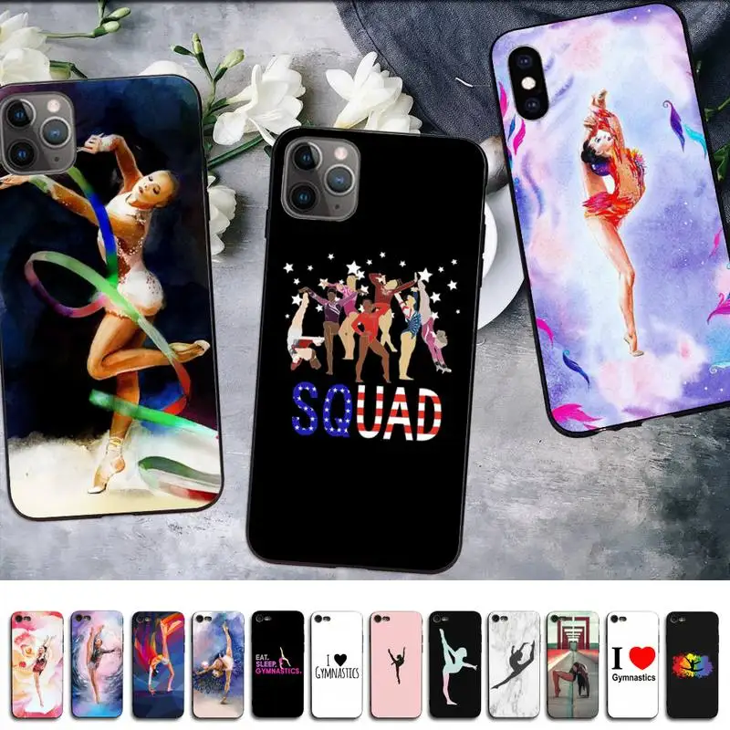 MaiYaCa Gymnastics Sports Phone Case for iPhone 11 12 13 mini pro XS MAX 8 7 6 6S Plus X 5S SE 2020 XR case