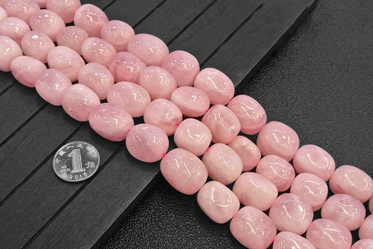 Natural 12X15mm Potato Madagascar Rose Quartzs Beads Loose DIY Beads For Jewelry Making Beads Accessories 15''