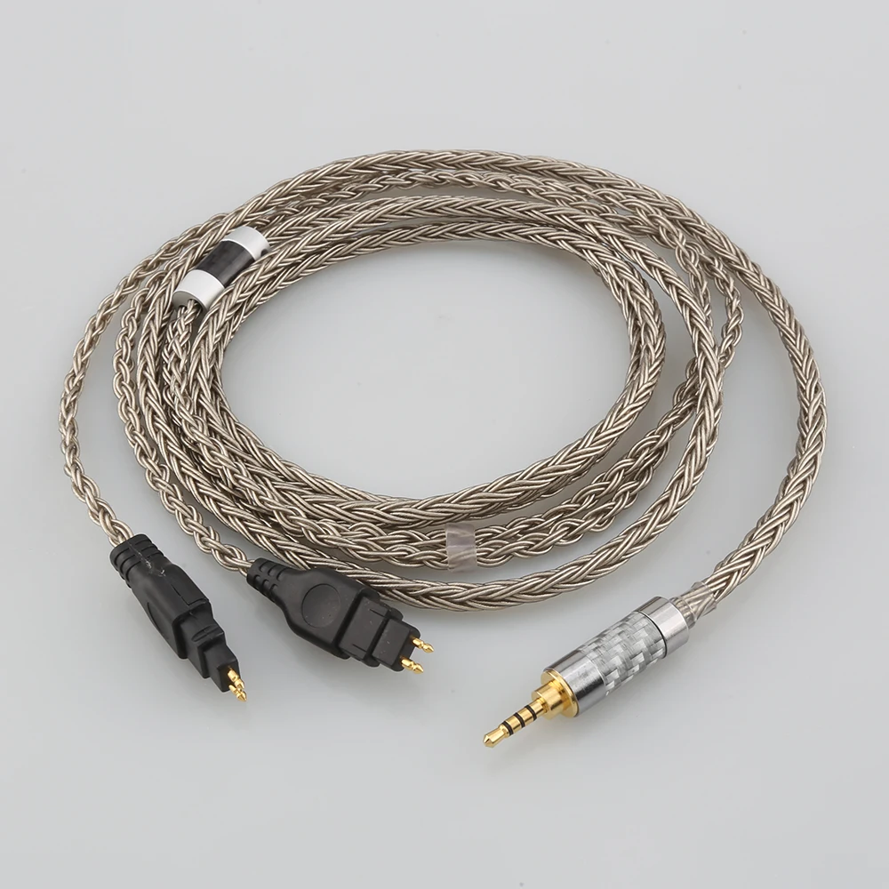 

16 Core 7N OCC Earphone Cable For Sennheiser HD580 HD600 HD650 HD25 HD660S hd565 hd545 upgrade Balanced 2.5mm 4.4 xlr Hearphone