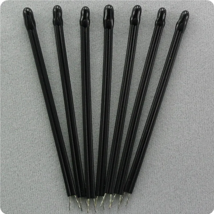 Free Shipping 100pcs/lot 28# 5cm 3950 Epoxy Coated Head 10k 5% ntc temperature sensor B3950 10K sensor NTC thermistor NTC10K