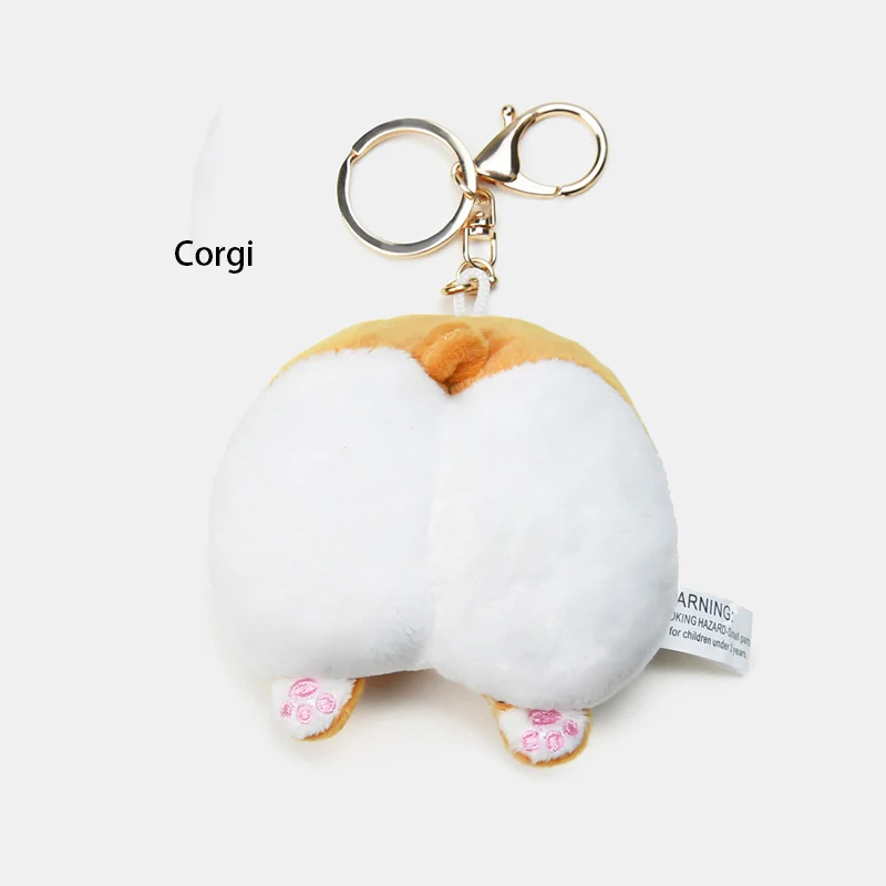 Nette Keychain Anhänger Puppe Plüsch Kaninchen Figurine Fuchs Hamster Pinguin Figurine Viele Arten Rucksack Puppe Plüsch Tasche Anhänger Spielzeug