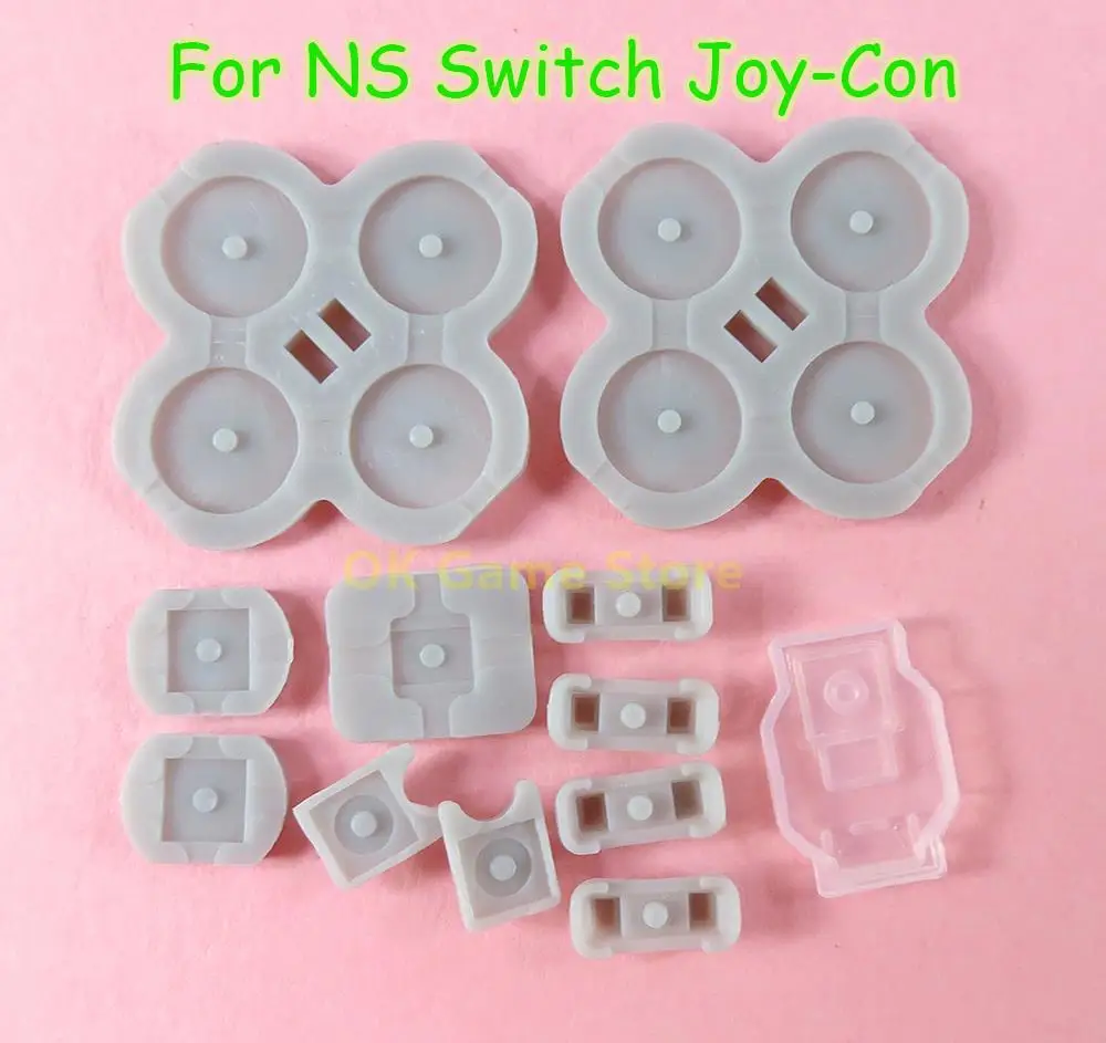 30sets Conductive Rubber Button Pad Replacement for Nintend Switch Controller Left Right Conductive adhesive For NS Switch Parts