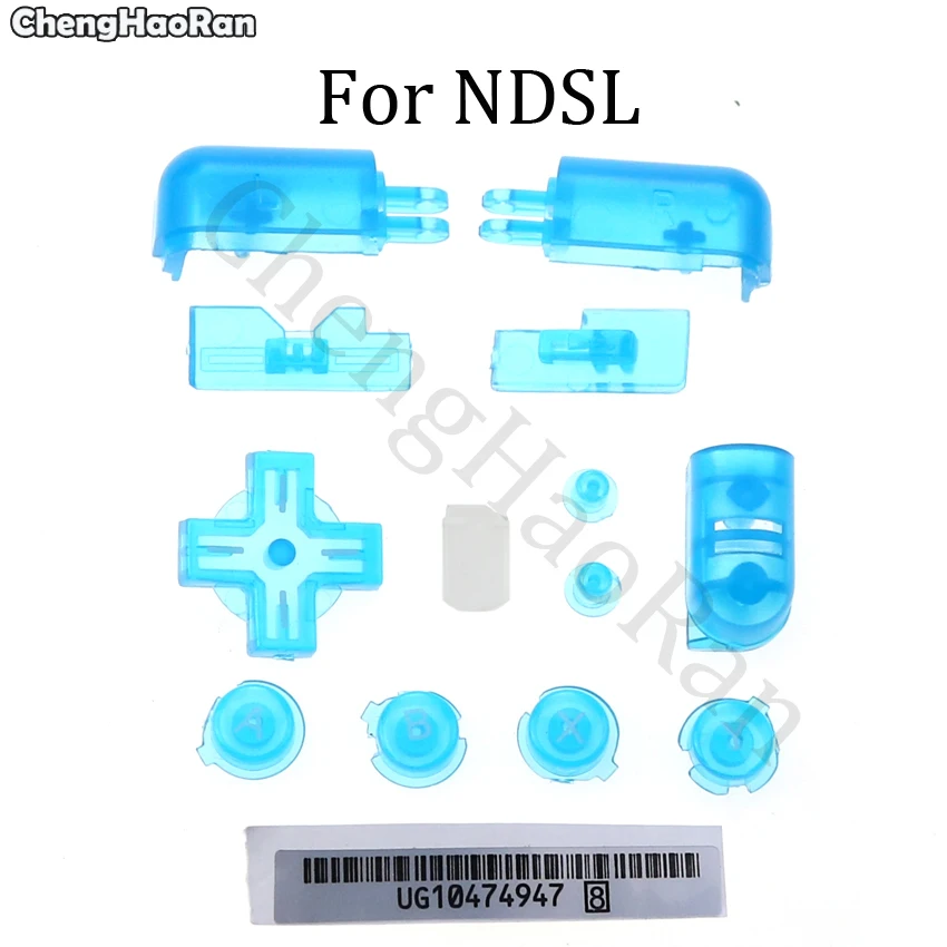 Chenghaئران ل نينتندو ل NDSL وحدة التحكم مجموعة زر كامل ABXY L R D الوسادة الصليب زر و المطاط موصل زر 11 ألوان