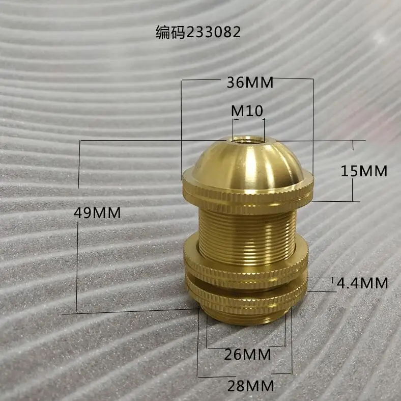E14 Solid Brass Lamp Holder E14 Screw Bulb Base Raw Brass Light Socket For Vintage Pendant Light Fittings