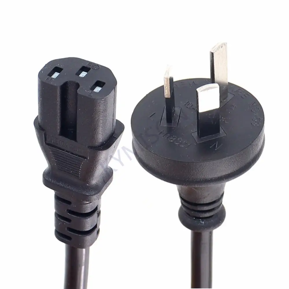 AU Power Cord 1.8m SAA Australia AS3112 Plug to IEC C15 Extension Cable For Rice cooker Electric heating kettle grooved 3G1.0mm