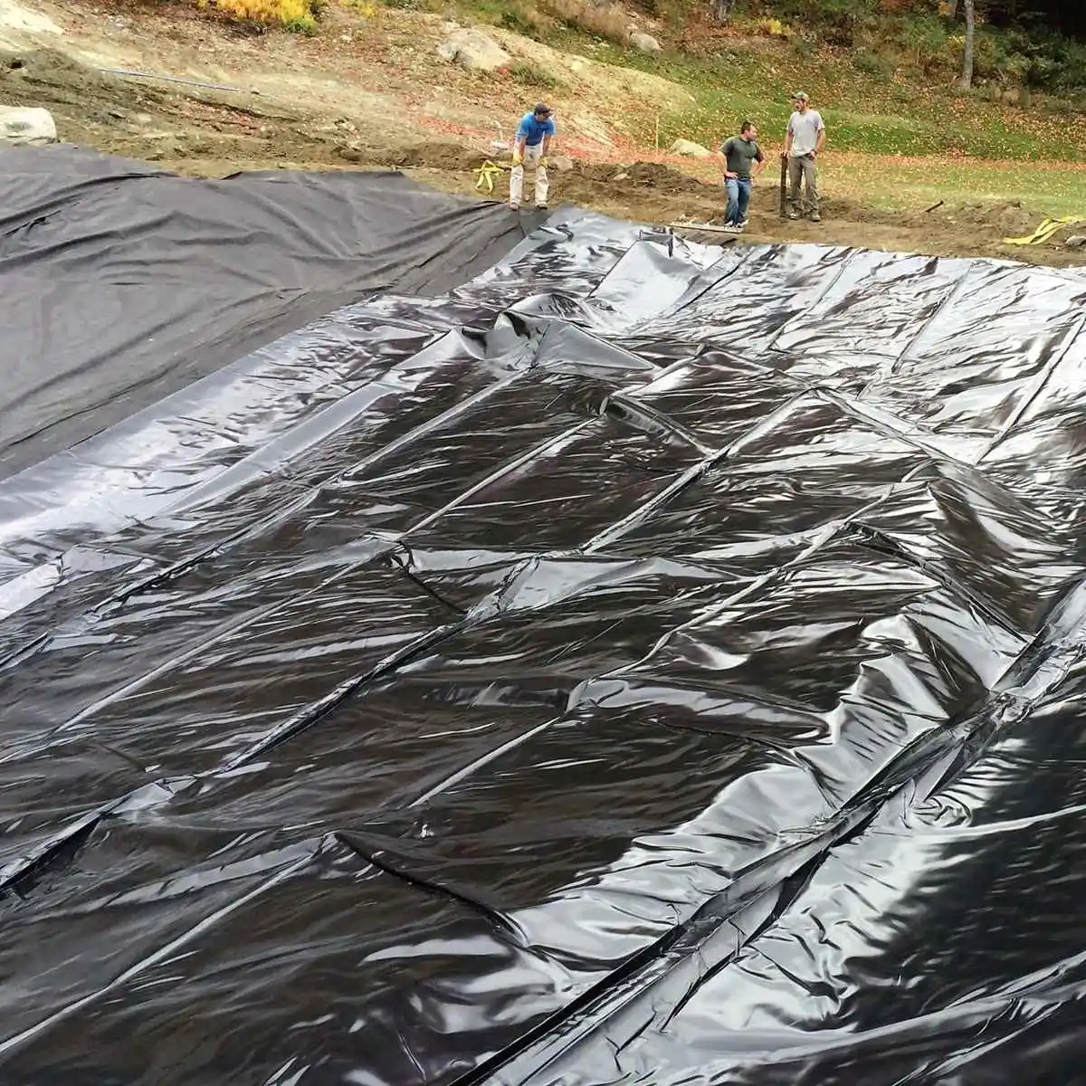 دائم السمك بركة بطانة القماش المنزل حديقة تجمع عززت HDPE الثقيلة المناظر الطبيعية مقاوم للماء مرنة تيارات نافورة متعددة الحجم