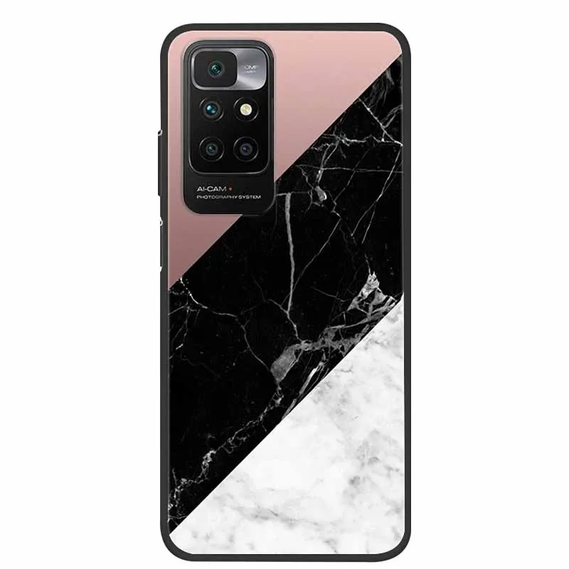 For Xiaomi Redmi 10 Case Marble Soft Silicone Back Case for Xiomi Redmi 10 Phone Cover Redmi10 Prime 2022 Global Coque Funda Bag