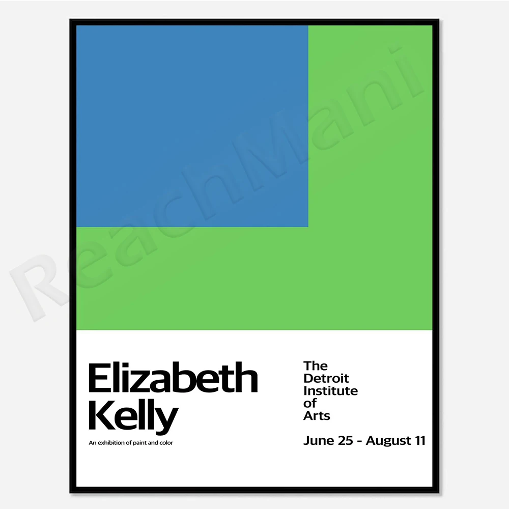 Art Exhibition Poster | Color Block | Abstract Art | Museum Poster | Exhibition Print | Museum Exhibition Poster | Home Decor