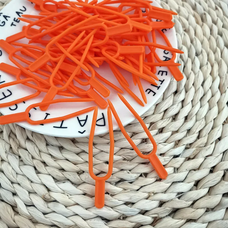 50 pz piantina vite pressore pressione forcella vite fissatore pressione Prop pianta in vaso terra camminata percorso Clip di fissaggio universale